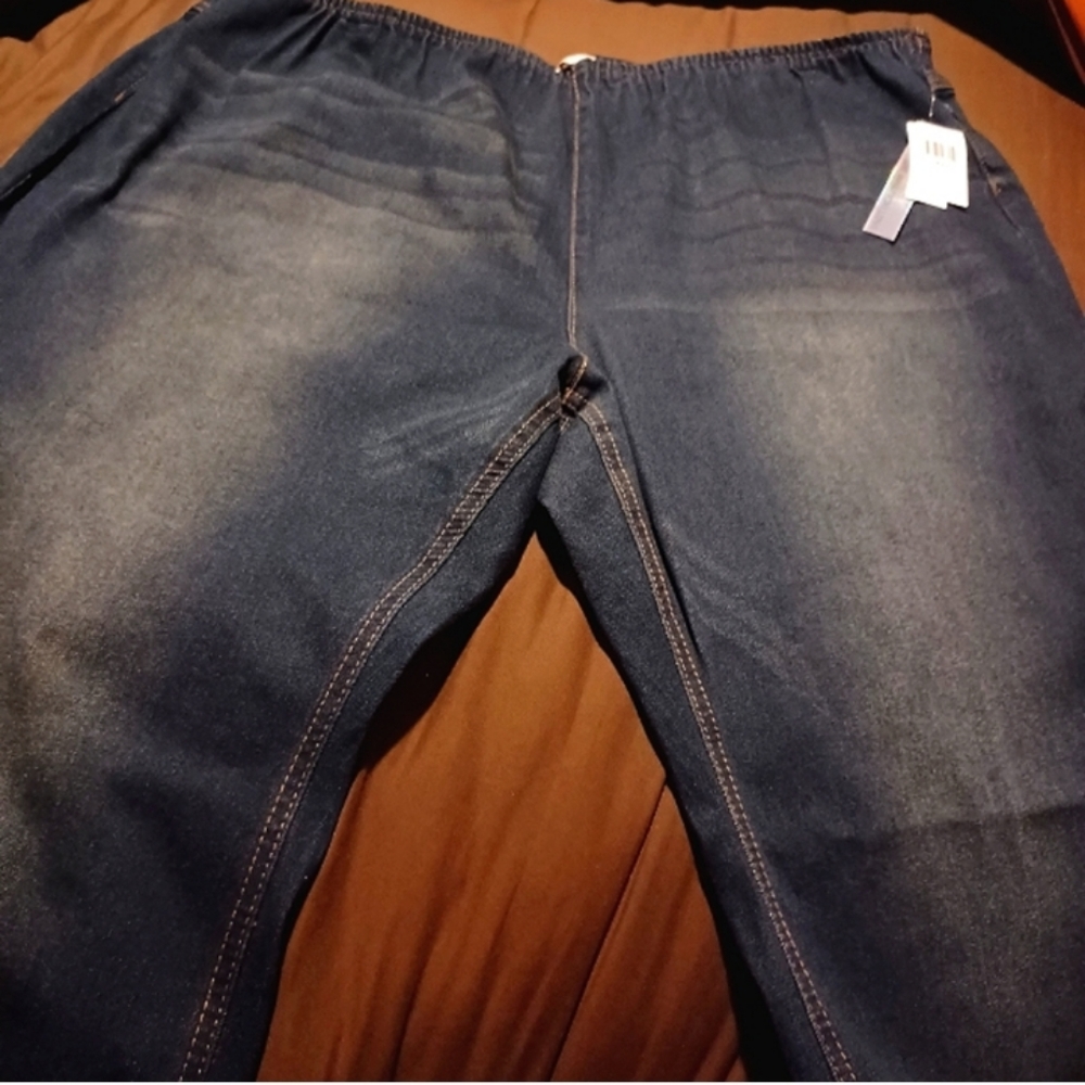 Plus Tinseltown (Belk) Highrise, Flarelegged, Frayed Hem Denim Jeans Sz. 24